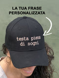 CAPPELLO VISIERA RICAMATO