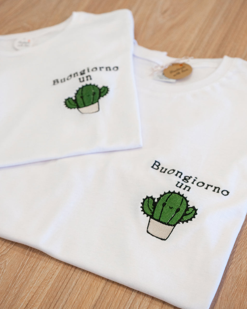 T-SHIRT "BUONGIORNO UN CACTUS"
