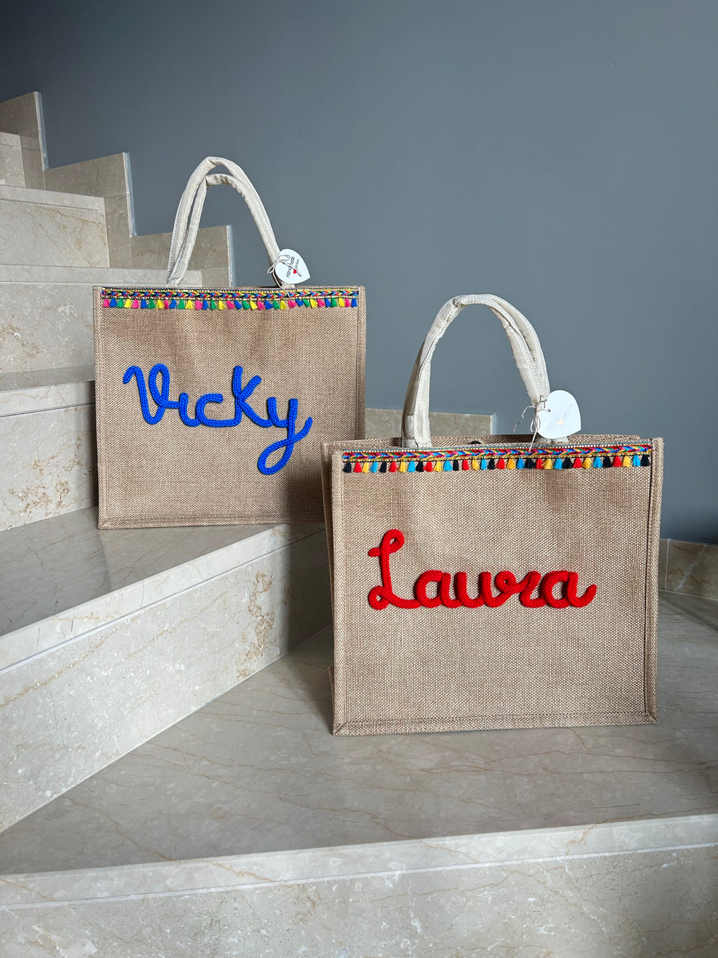 BORSA IN JUTA CON NOME