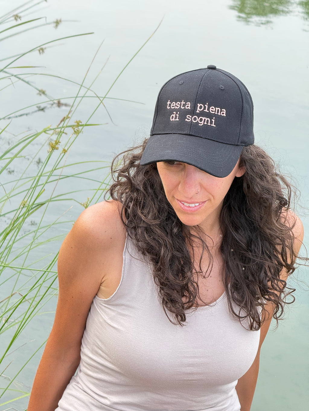 CAPPELLO VISIERA RICAMATO