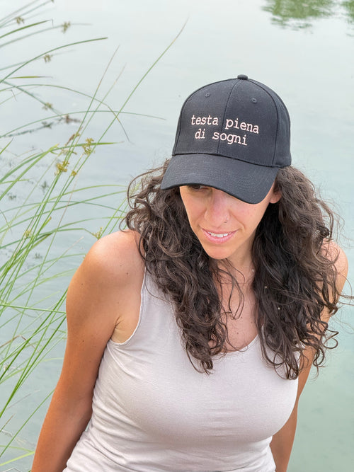 CAPPELLO VISIERA RICAMATO