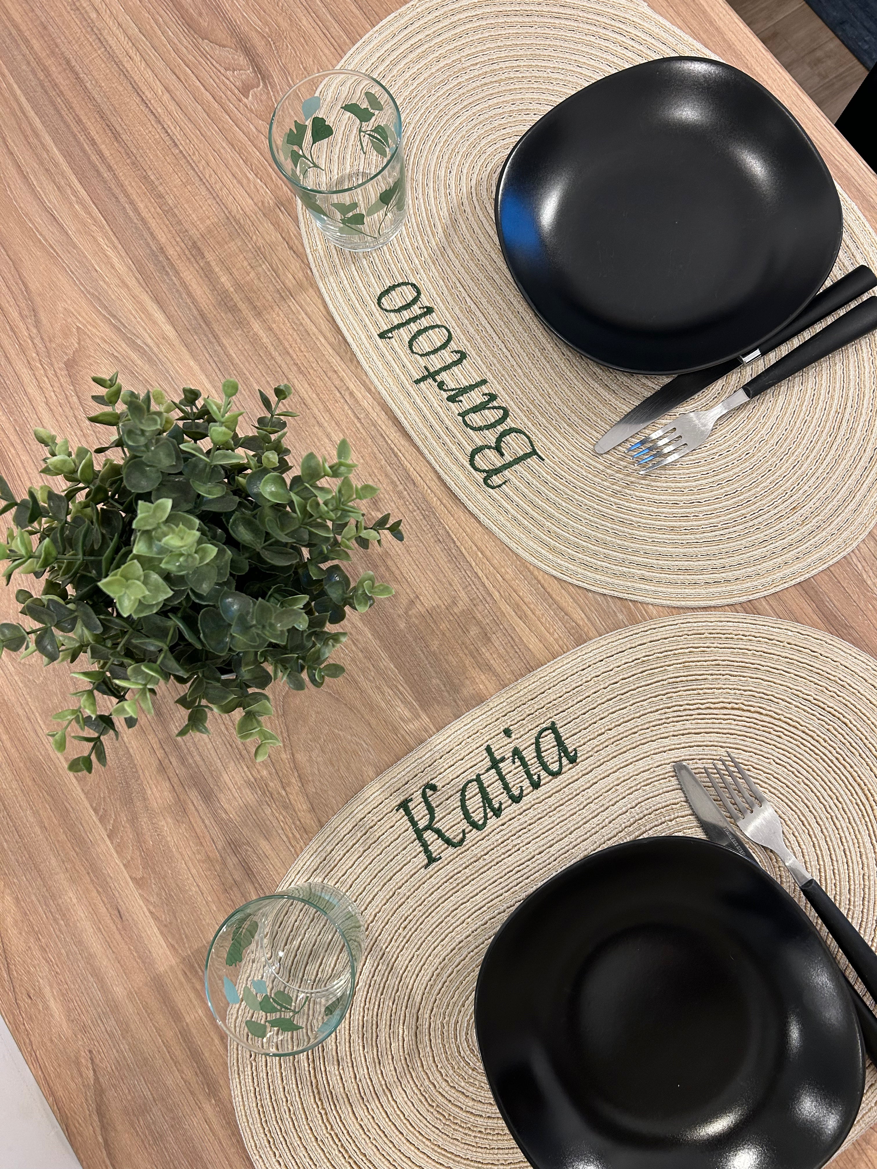 TOVAGLIETTE CON NOME RICAMATO