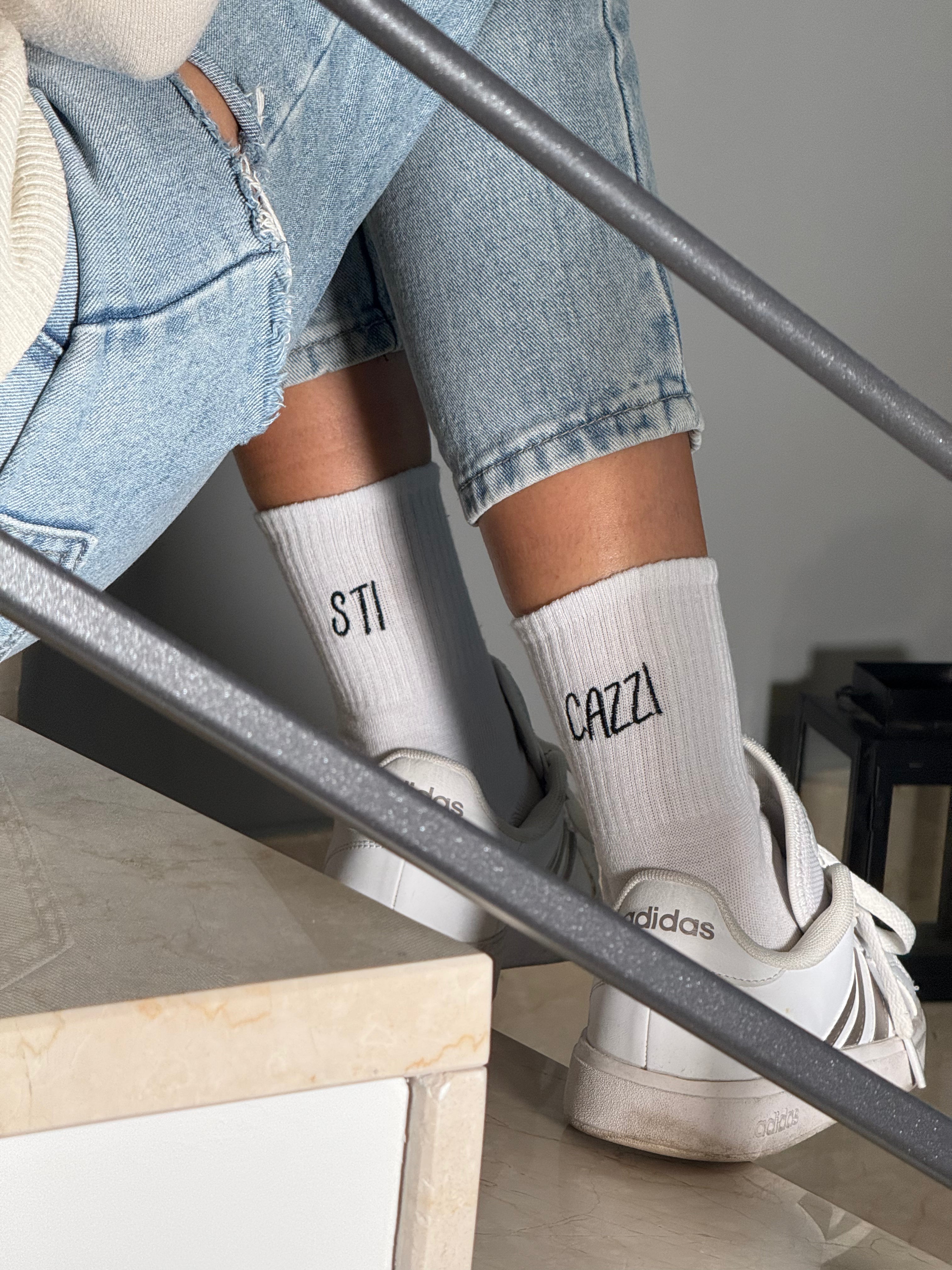 CALZE RICAMO PERSONALIZZATO DONNA