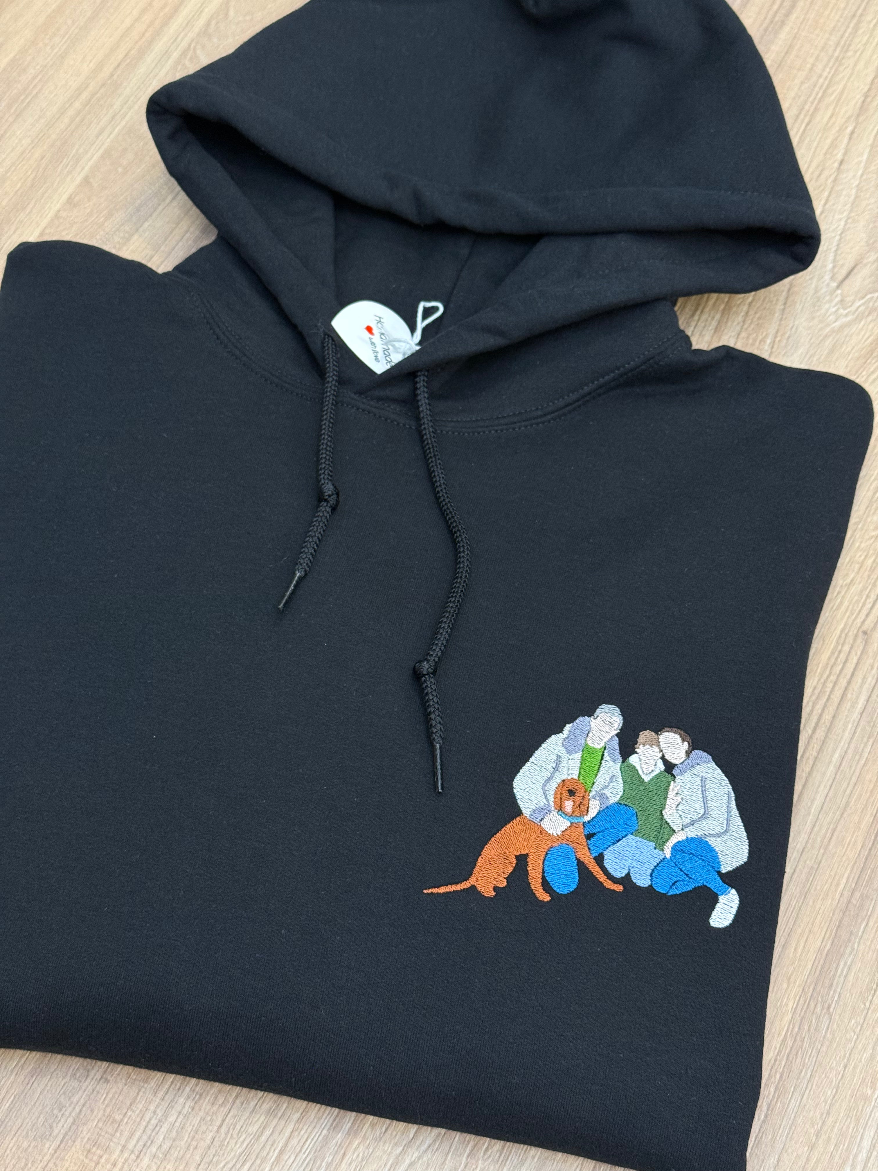 FELPA CON RICAMO DA FOTO