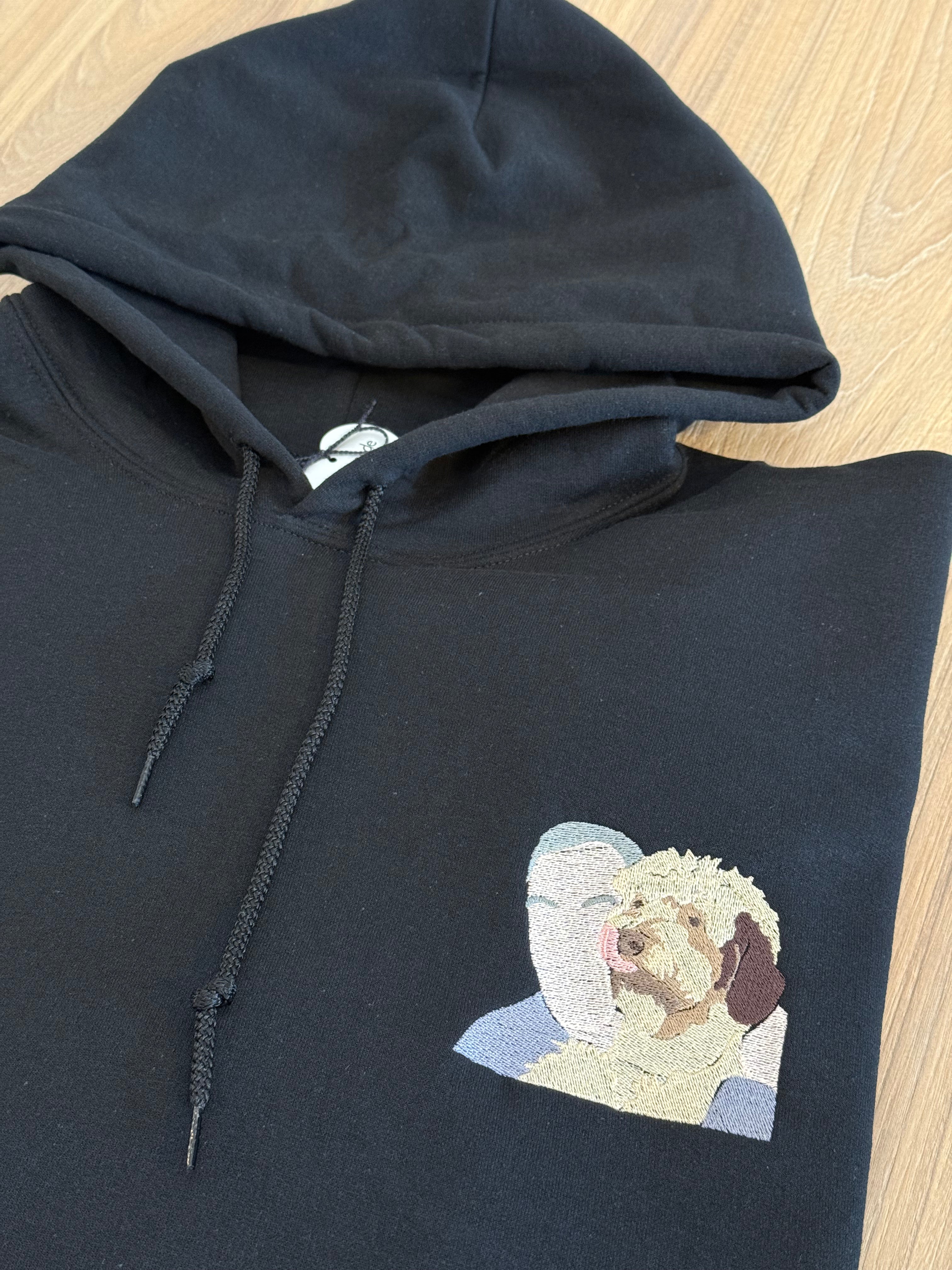 FELPA CON RICAMO DA FOTO