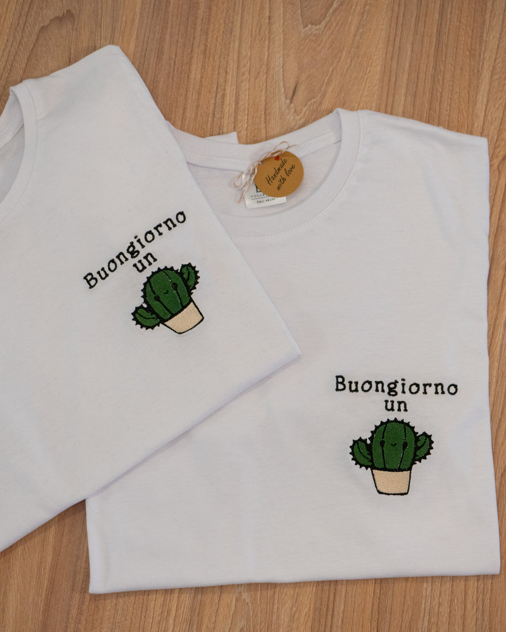 T-SHIRT "BUONGIORNO UN CACTUS"