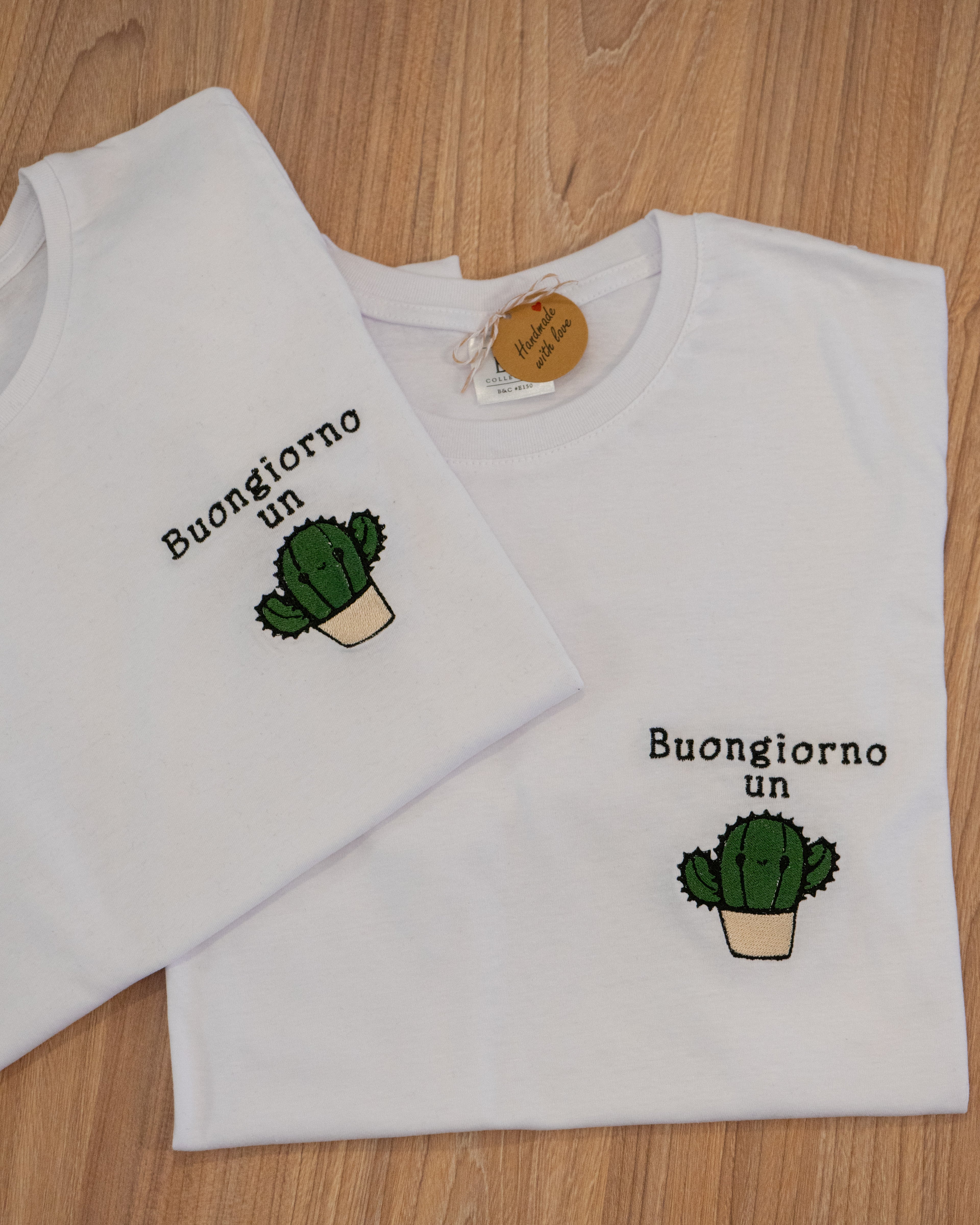 T-SHIRT "BUONGIORNO UN CACTUS"