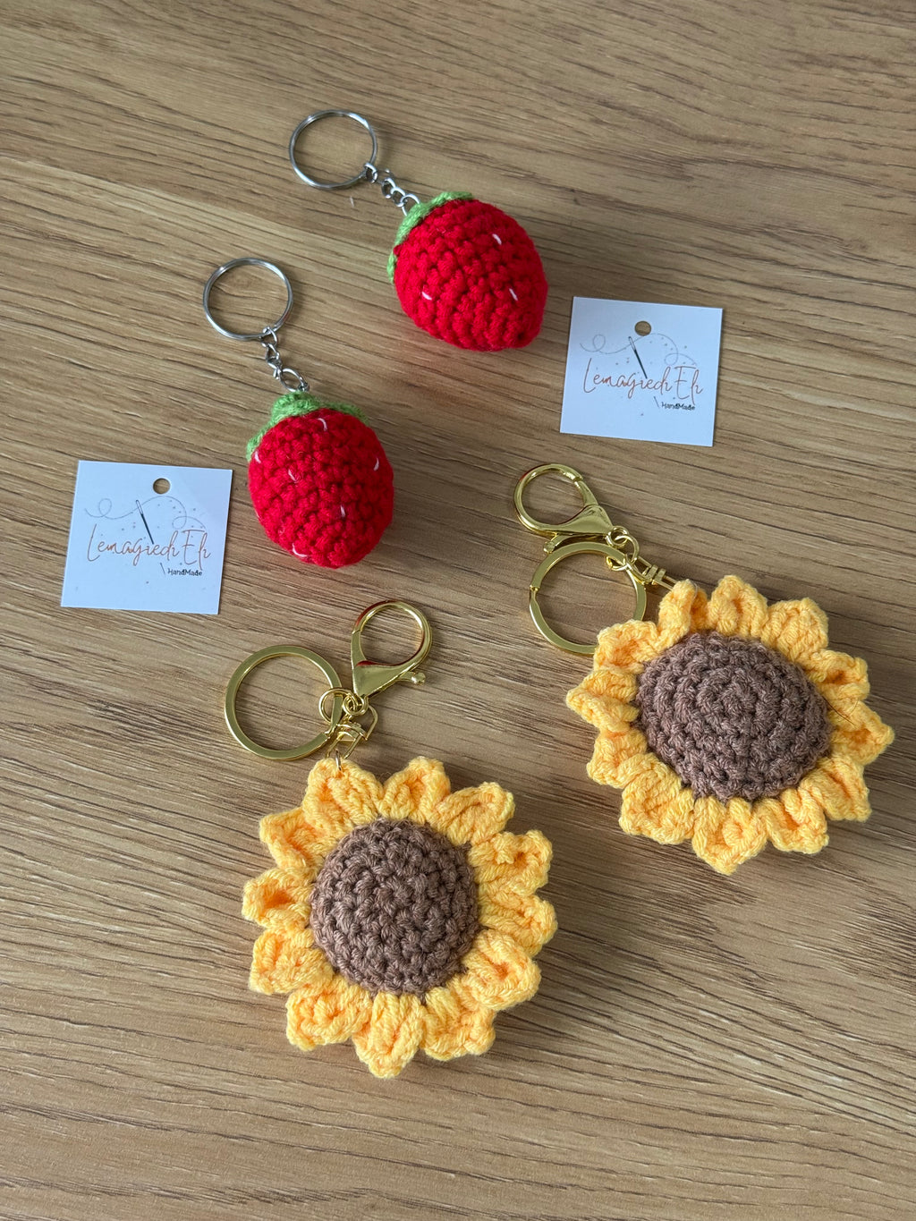 PORTACHIAVI GIRASOLE/FRAGOLA