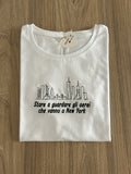 T-SHIRT  "STARE A GUARDARE GLI AEREI CHE VANNO A NEW YORK"