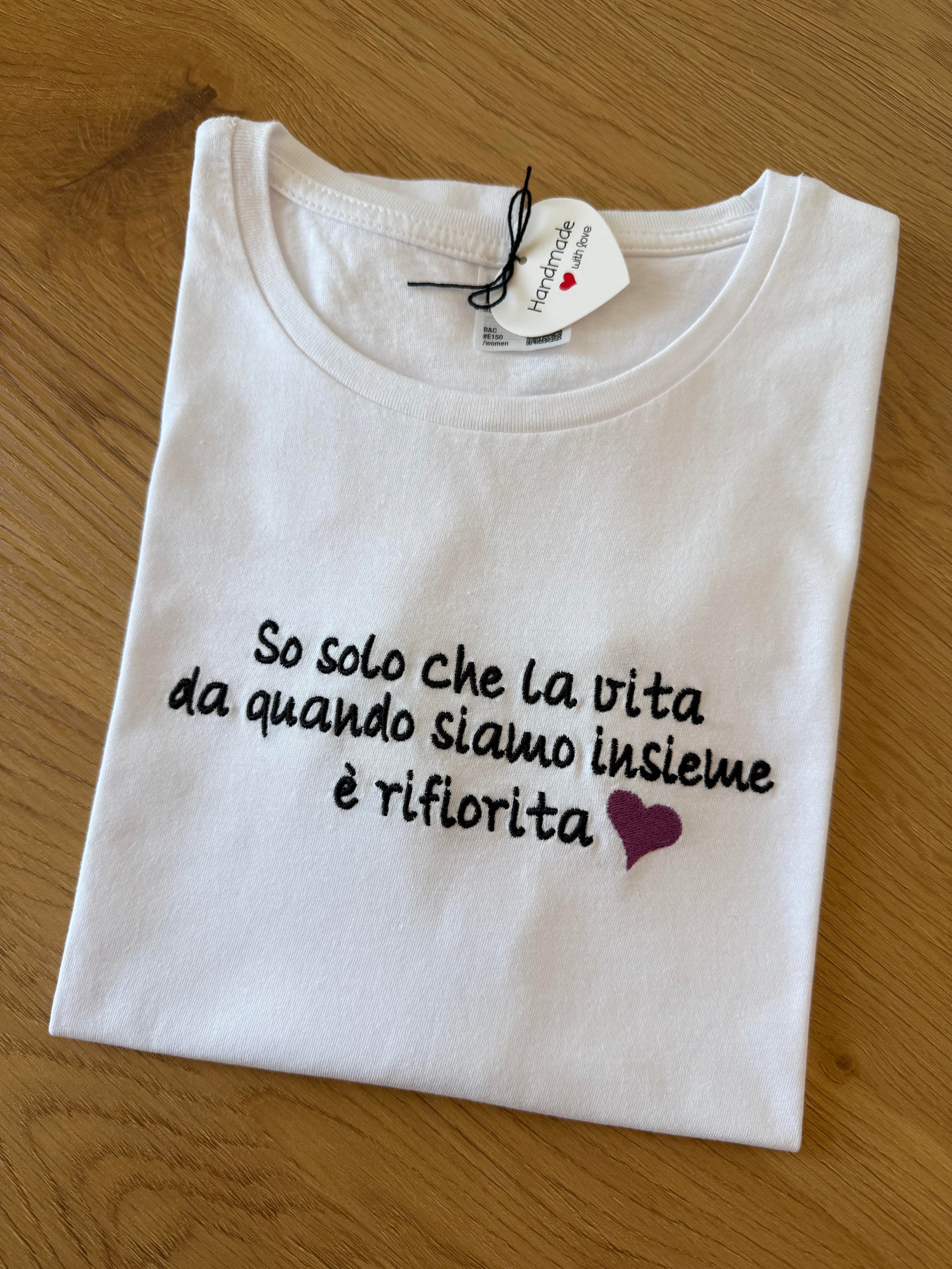T-SHIRT  "SO SOLO CHE LA VITA"